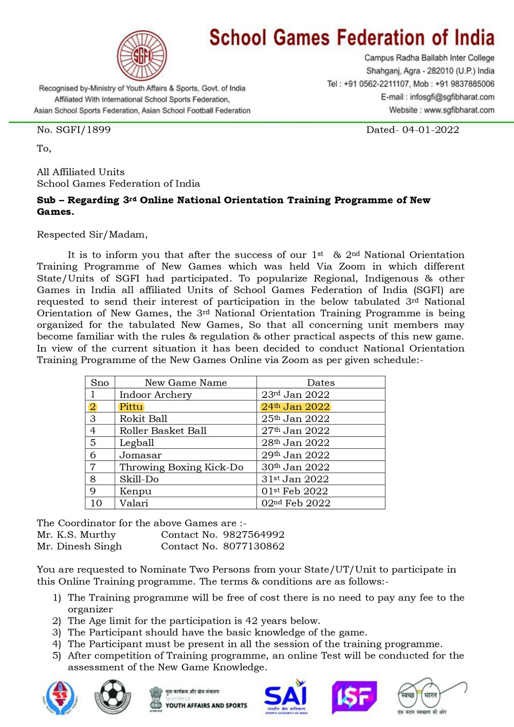 School Games Federation of India